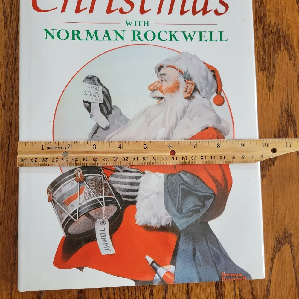Christmas With Norman Rockwell Oversized Book ~ Holiday ~ Santa ~ FINAL …
